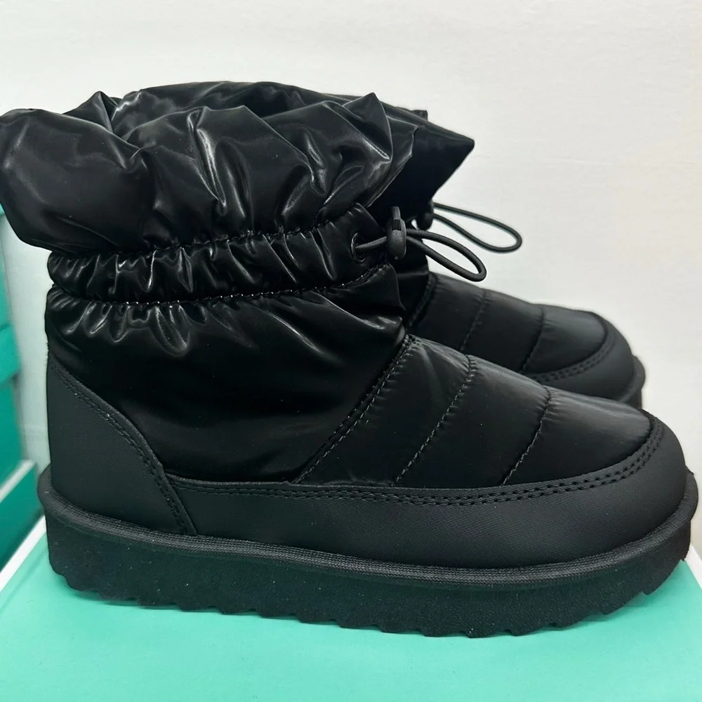 GIRLS Black Winter Snow/Rain Boots